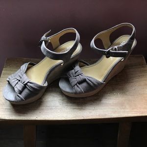 Splendid leather espadrilles wedges